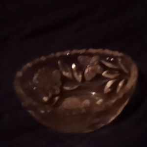Crystal sugar bowl